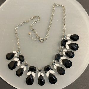 Black and silver necklace
